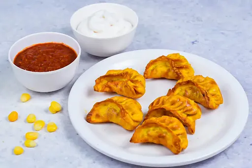 Corn N Cheese Fried Momos [6 Pieces]