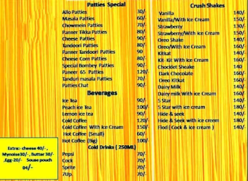 Indian Fast Food & Cafe menu 