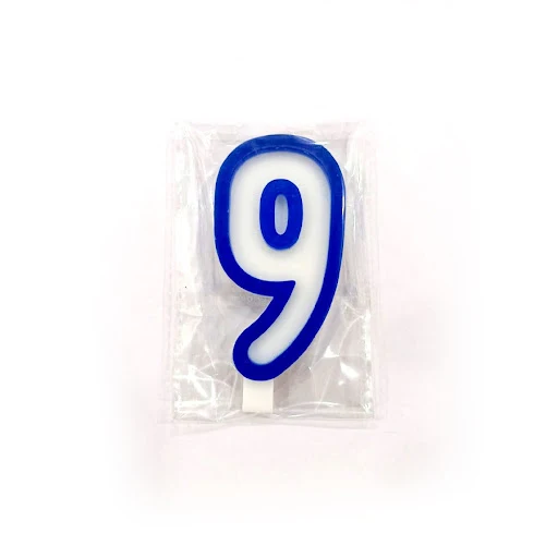 Candle No. 9 (Blue Color)