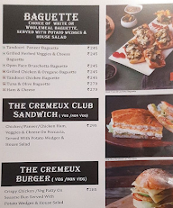 Cremeux Pizza & Bakery Cafe menu 7