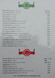 Hotel Hari Om Palace menu 1