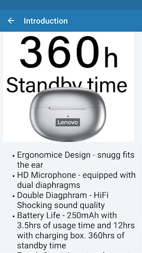 Screenshot Lenovo Thinkplus LP5 Guide