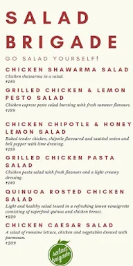 Salad Brigade menu 2