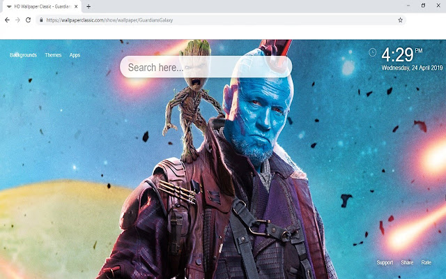 Fons de pantalla HD de Guardians of the Galaxy