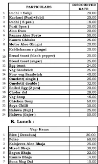 Chandra Heshel menu 1