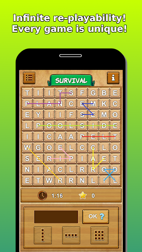 Word Search Mania - Fast Action Free Wordplay Game