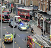 A double-decker bus crashed into a building in south London on Thursday.