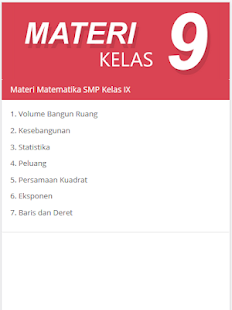 Rangkuman Materi SMP Matematika Kelas 7 ,8 ,9(圖6)-速報App