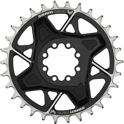 SRAM X0 Eagle T-Type Direct Mount Chainring - 30t, 8-Bolt Direct Mount, 3mm Offset