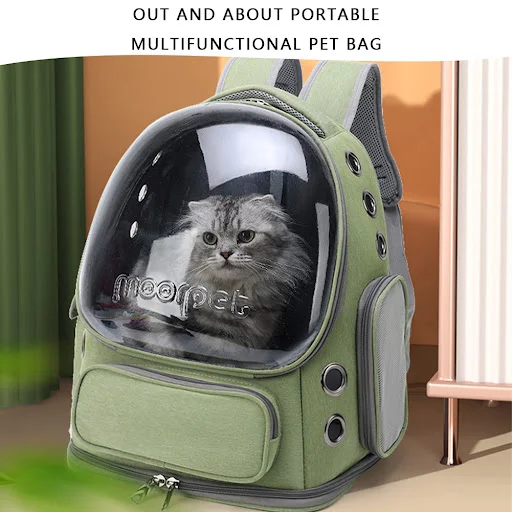 Pet Dog Carrier Cat Backpack Outdoor Travel Breathable Shoulder Bags for Small Dog Cat Transport Bag Portable Dog Access