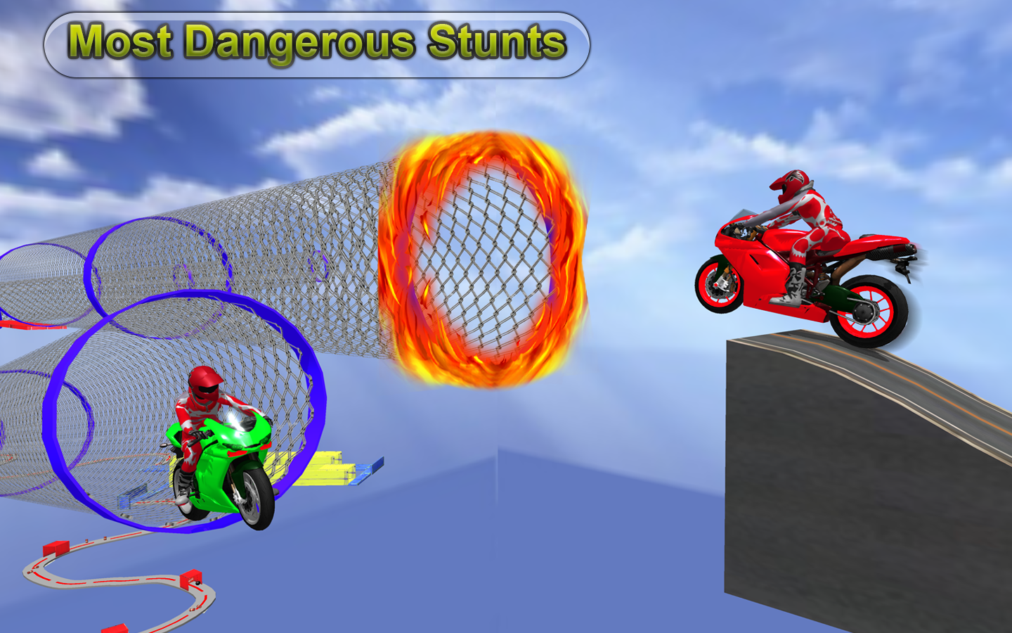   Racing Moto Bike Stunt : Impossible Track Game- 스크린샷 