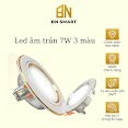 Đèn Led Âm Trần 7W Downlight Tiết Kiệm Điện Năng Bh 24 Tháng - Bn Smart