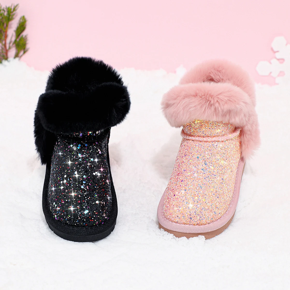 Title 1, Mädchen Schneestiefel Kinderschuhe Baby Verdick...