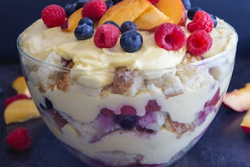 Summer Berry Trifle with Italian Pastry Cream