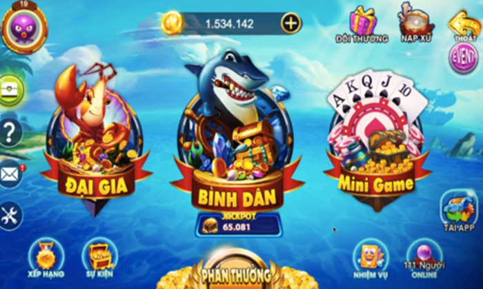 Bắn cá thần tài - Game đổi thưởng tốt nhất