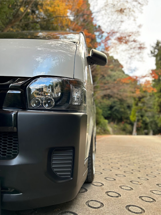 ハイエースバンの商用貨物保存組合・黒バンパー・師走・2023ベストショット12月に関するカスタム事例の投稿画像3枚目