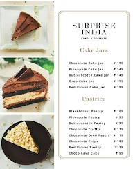 Surprise India - Cakes & Desserts menu 3