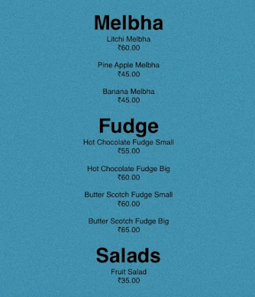 Kaggis menu 