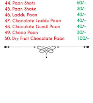 Mast Banarasi Paan menu 3