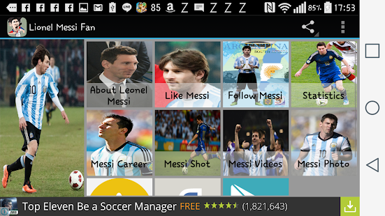 Free Download Lionel Messi Fan APK for Android