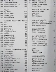 CM Hotel menu 4