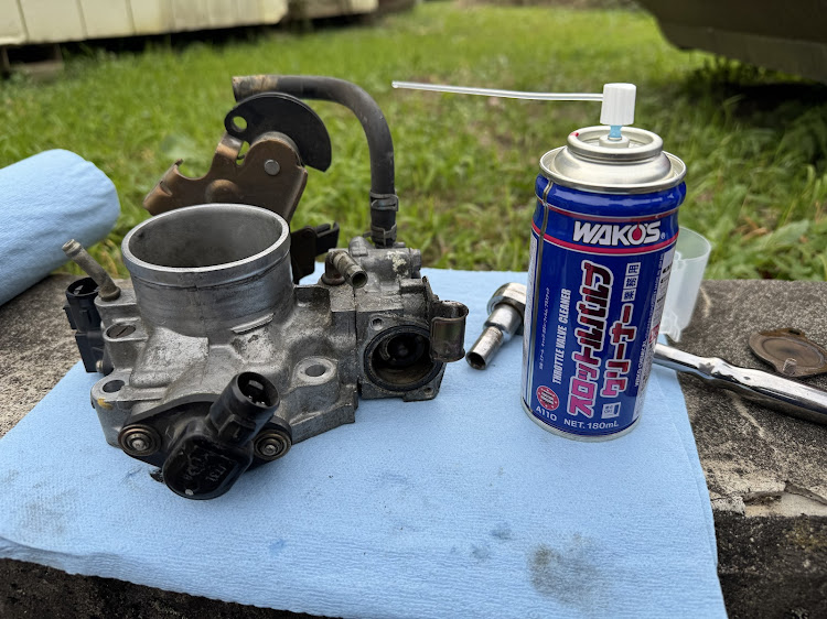 アコードワゴンのCE1・北米仕様・スロットルボディ清掃・IACV清掃・EGR洗浄に関するカスタム事例の投稿画像8枚目