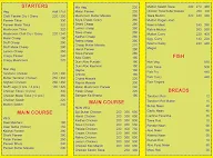 Tandoor Villa menu 2