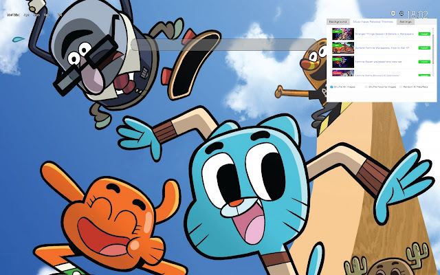 Gumball Wallpapers and New Tab Themes