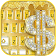 Thème de clavier Golden Dollar Drops icon