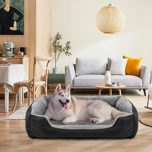 Pet Bed Cozy Pet Nest Warming Dog Bed Set for Cats Dogs Thick Fabric Comfort for Long-lasting Sleep Space Soft Supplies 