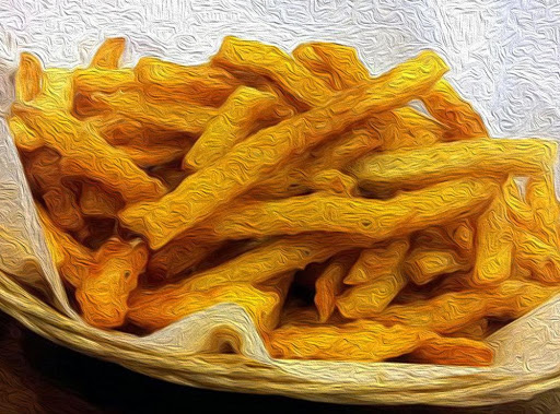 A healthy alternative to standard French fries; these squash fries are crispy, and tasty.