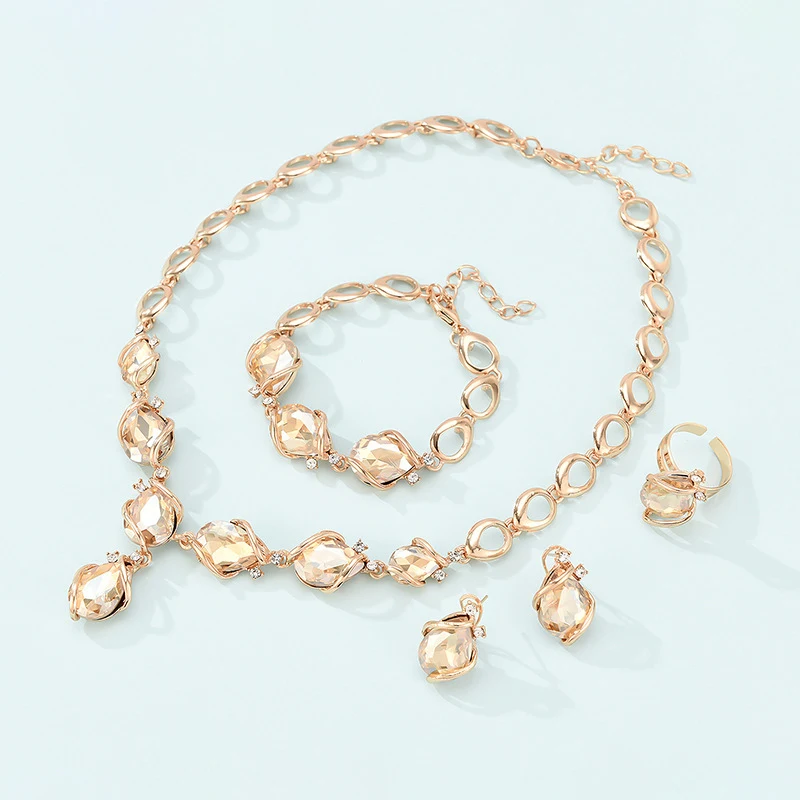 Title 2, Ensemble Collier et Boucles dOreilles en Allia...