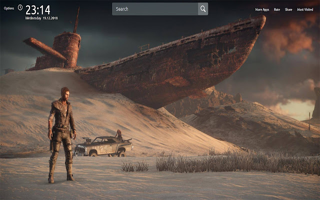 Mad Max Game Wallpapers Theme New Tab