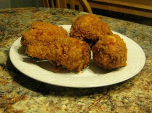 Man Catching Fried Chicken