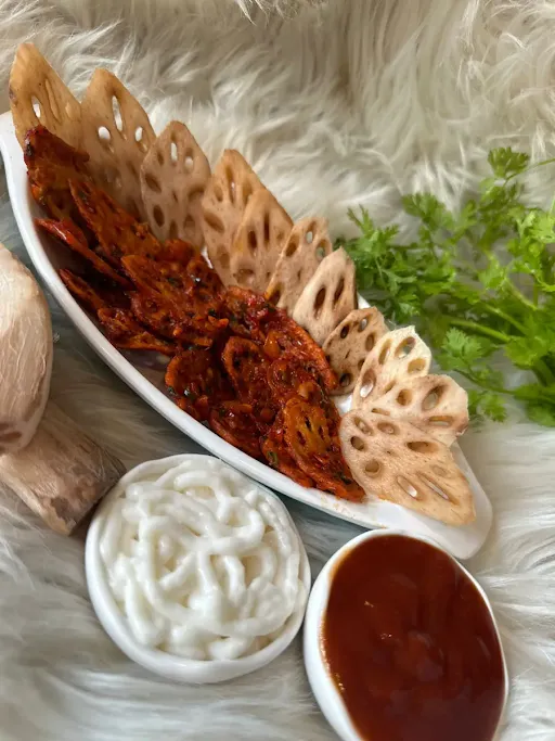 Schezwan Chilli Lotus Root