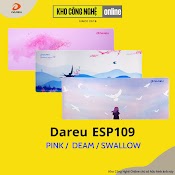 [Mã Elms10 Giảm 6% Đơn 50K] Bàn Di Chuột | Tấm Lót Chuột Dareu Esp109 Pink / Dream / Swallow (Kích Thước 90 X 35 X 3Cm)