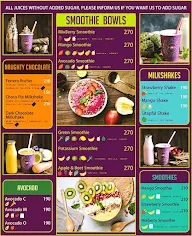 HAS Juices & More menu 1