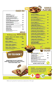 Falafel's menu 3