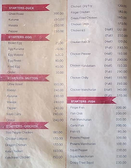 Kallayi Restaurant menu 3