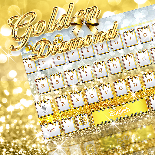 Golden Diamond Keyboard Theme