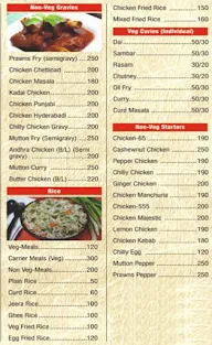 Sree Spicy Hub menu 1