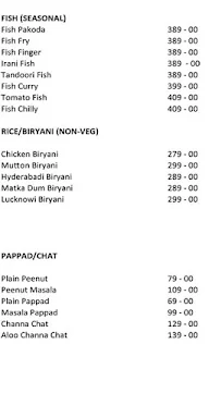 7 Days Restaurant menu 8