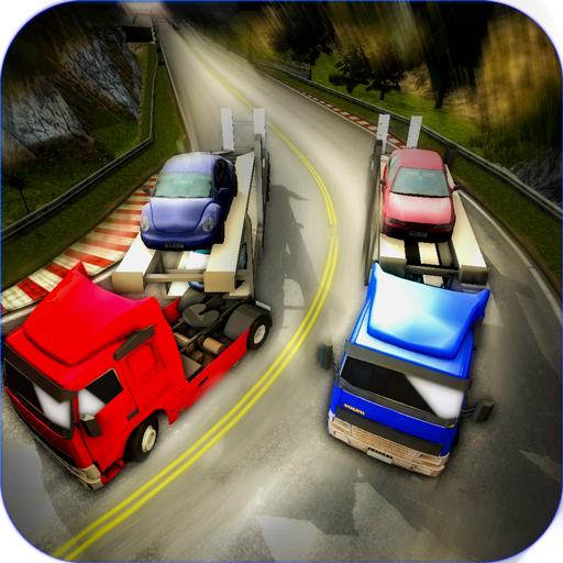 Transporter Truck Car Racing icon