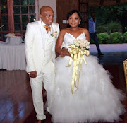 Robbie and Ann Malinga on their wedding day 16 years ago. 