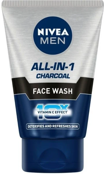 Nivea Men Nivea All-In-1 Charcoal Face Wash - 50 ml