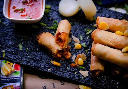 Corn N Waterchestnut Spring Rolls