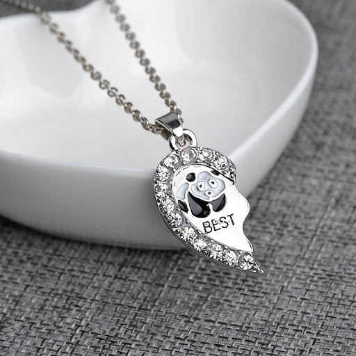 Title 5, ROSS Heart Best friend Pendant Necklace