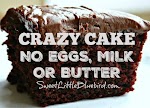 Chocolate Crazy Cake Recipe (No Eggs, Milk, Butter or Bowls) was pinched from <a href="https://sweetlittlebluebird.com/tried-true-tuesday-crazy-cake-no-eggs/" target="_blank" rel="noopener">sweetlittlebluebird.com.</a>