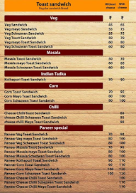 Vasant Fresh Juice & Snacks Centre menu 1