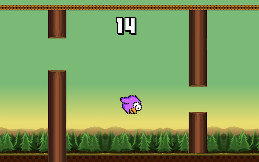 Flappy Bird Purple